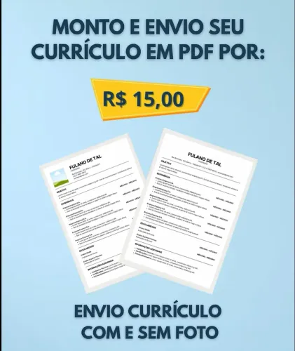 Faço seu Currículo Profissional