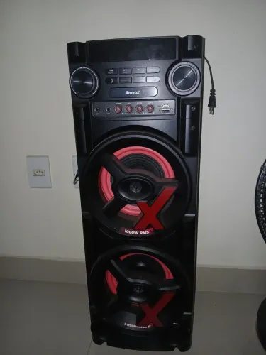 Torre de som AMVOX 1000W RMS