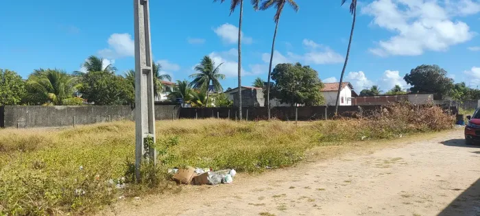 Oportunidade !!! Excelente lote, pegando duas ruas na Praia de Camaçari - Lucena -Pb.