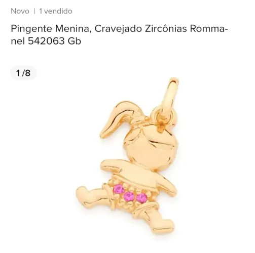 Pingente Romannell menina .