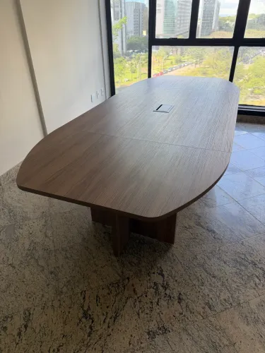 Mesa de reunião 2,40x1,20 Nova
