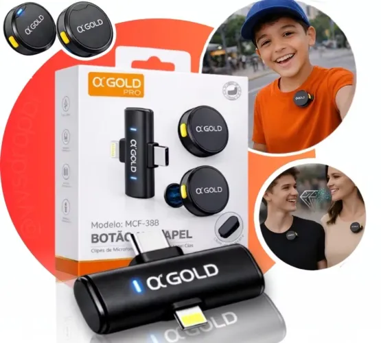Lapela magnético iPhone é tipo c 