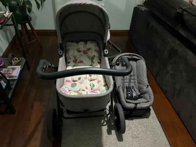 Carrinho de bebê + Moisés 