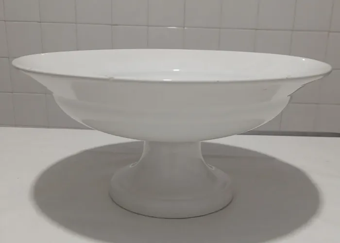 Centro de Mesa Italiano Antica Fornace 37 cm - Compoteira Fruteira Decorativa