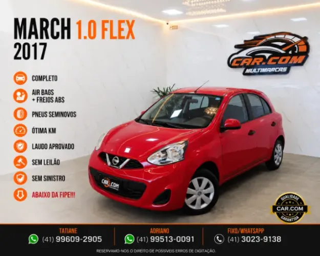 Nissan March 1.0 12V Flexstart 5P 2017