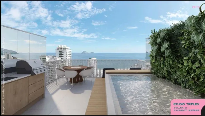 Studio Pronto em Agosto Quadrilátero de Ipanema entrada parcelada , Praia