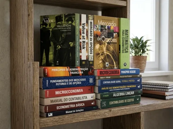 Livros de Economia, Contabilidade, Matemática e Finanças