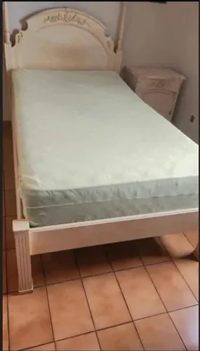 JOGO DE CAMA DE SOLTEIRÃO EM PATINA