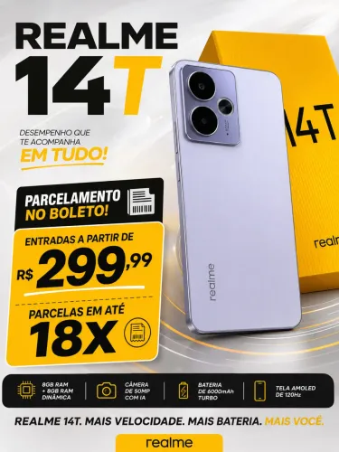Celular no boleto