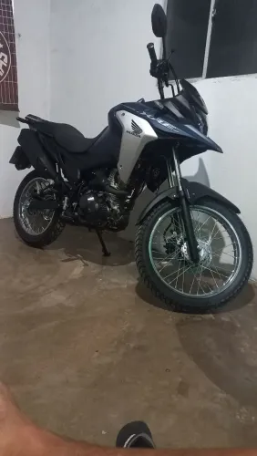 Moto XRE 190 azul 2025