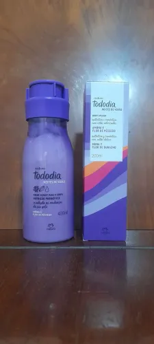 Kit Natura Tododia perfume e hidratante feminino hidratante 400 ml perfume 200 ml