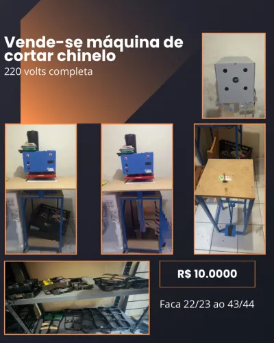 Máquina de fabricar chinelo