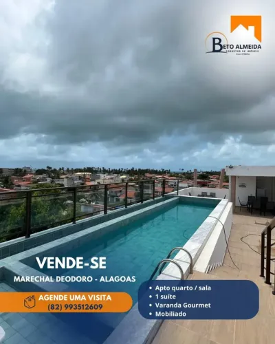 Apartamento quarto / sala com varanda gourmet, mobiliado na PRAIA DO FRANCES