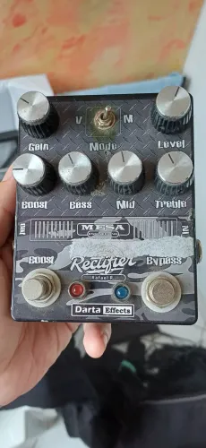 Pedal Darta Effects Rectifier (Mesa Boogie Sim) - Raro / Handmade