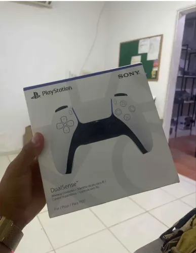 Controle ps5 na caixa 