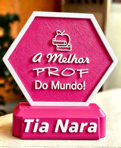 Placa dia dos professores