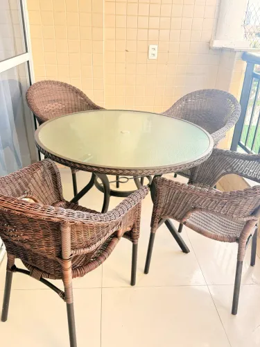 Mesa gourmet 4 cadeiras
