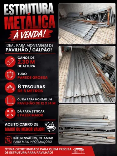 Estrutura para pavilhão