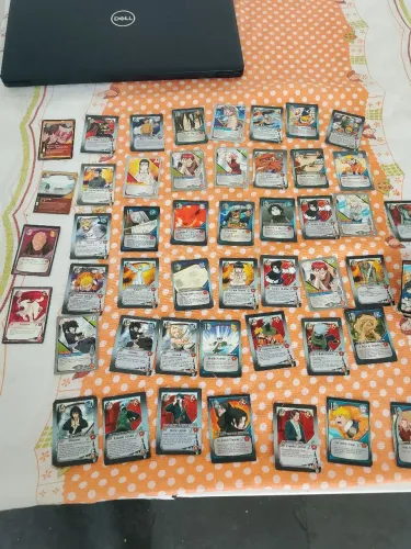 Lote 164 cartas Naruto Ccg de banca
