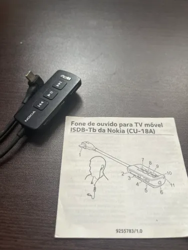 Fone de ouvido para TV MÓVEL ISDB-Tb da Nokia