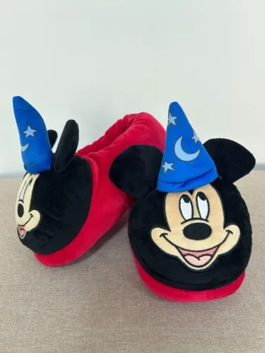 pantufa vermelha unissex mickey disney - produto novo pronto envio