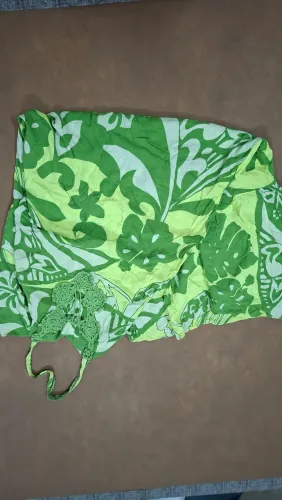 Vestido longo estampado