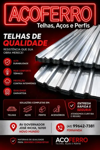 Telhas Zinco
