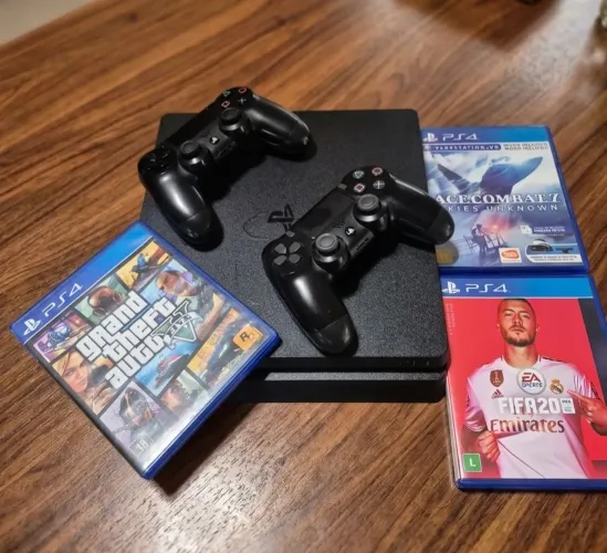 Ps4 Slim 2 Controles 3 Jogos