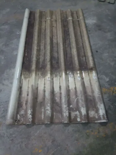 20 telhas de fibra 2,10x1,10m