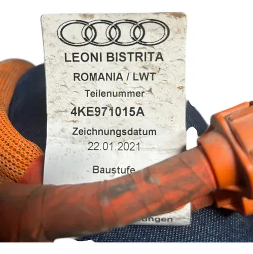 Cabo Carregamento Alta Tensão (4ke971015a) Audi Etron