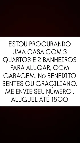 ESTOU PROCURANDO UMA CASA