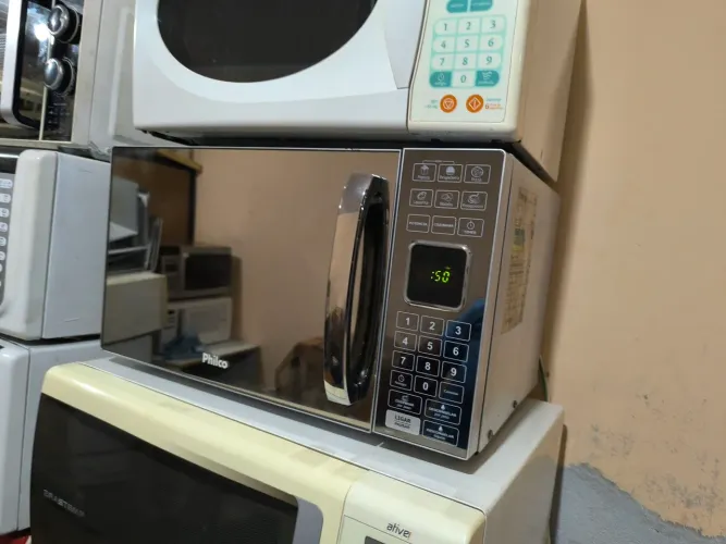 Microondas Philco 25 Litros inox espelhado 