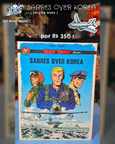 Sabres Over Korea (edição rara e importada)