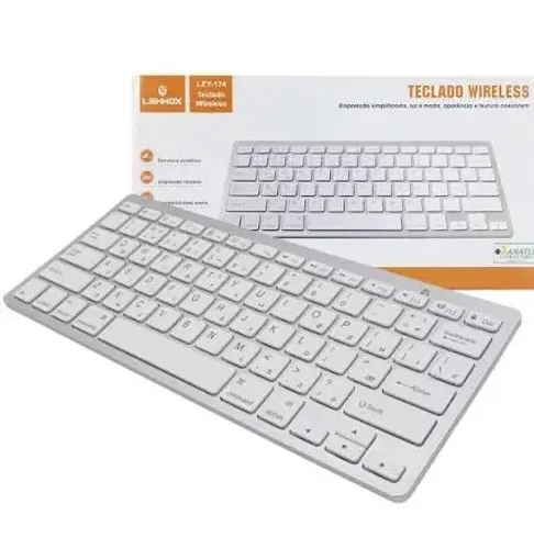 Teclado sem fio bluetooth lehmox 