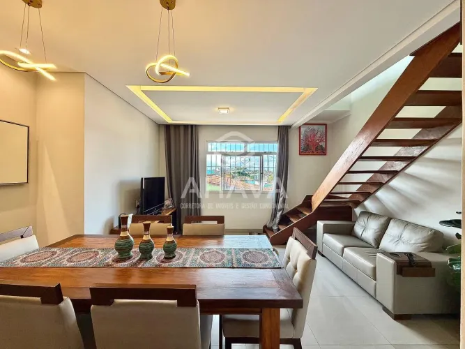 Cobertura 3 quartos sendo 1 suítes disponível para locação no Santa Amélia 180 m²