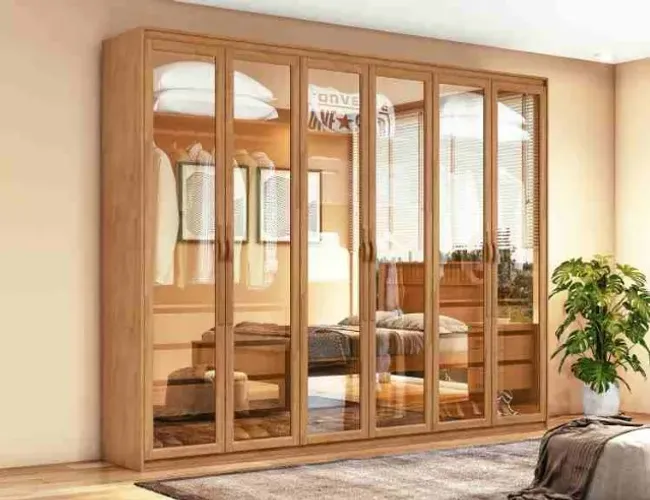 Guarda Roupa 6 Portas Suavità Glass - Entrega Rápida