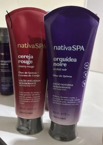 hidratante cereja rouge e orquídea noure p