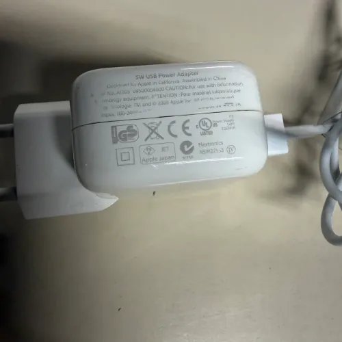 Carregador Apple Original A1205 - 5v/ 2.1A(aproximadamente 10wpotencia)