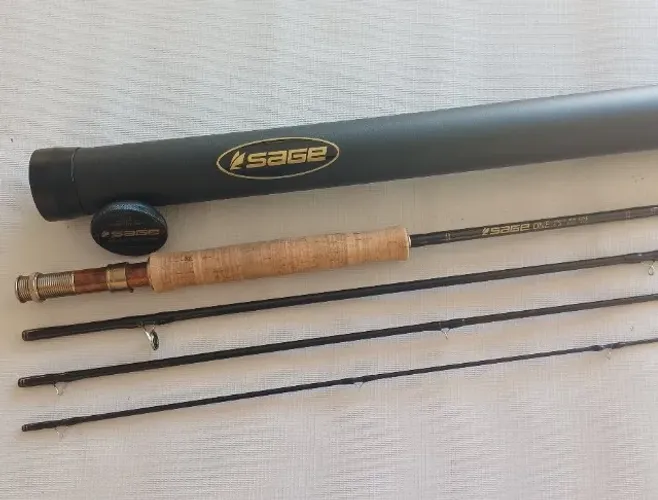 CONJUNTO PARA PESCA COM MOSCA