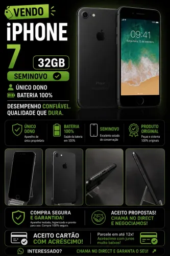 Vendo Iphone 7 32gb (estado de zero)