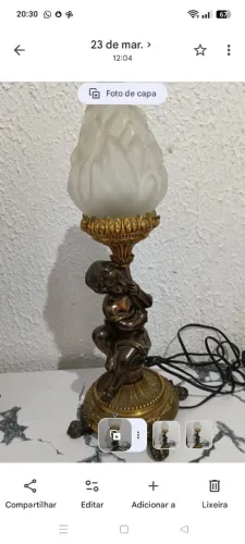 Vendo abajur vintage