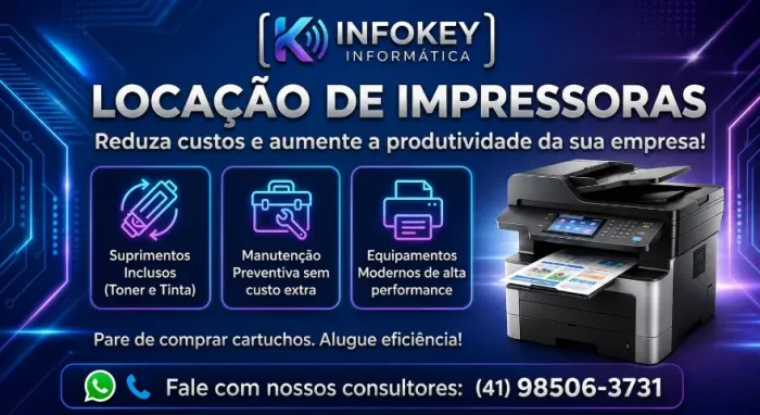 Locação de Impressoras com a Infokey
