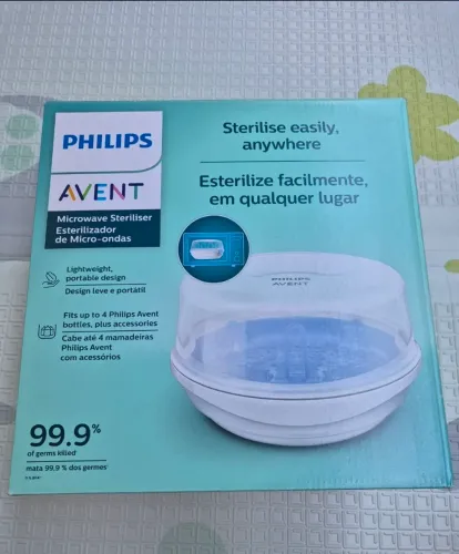 Esterilizador De Microondas para Mamadeiras Bicos e Chupetas Philips Avent