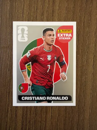 Figurinha extra LEGEND silver Cristiano Ronaldo copa 2026