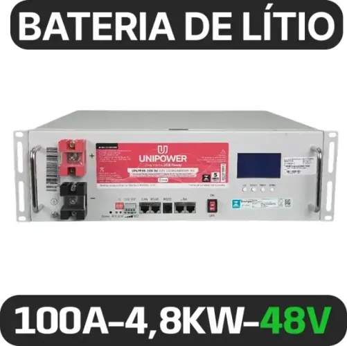 BATERIA DE LITIO UNIPOWER 48V 4,8kWh 100AH