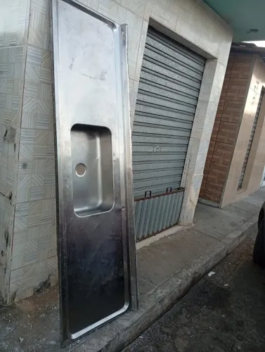 Pia de inox 2,00 x 60 seminova
