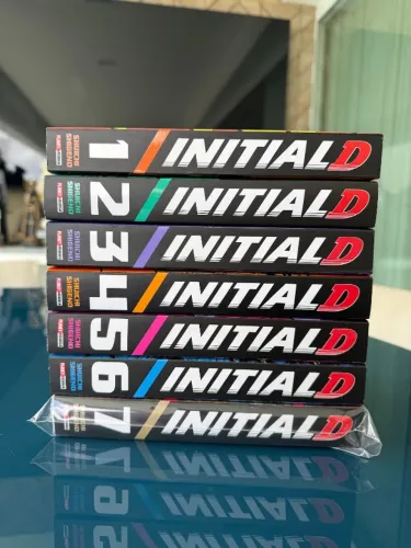Initial D - Vol 1 ao 7 - LOTE MANGÁS