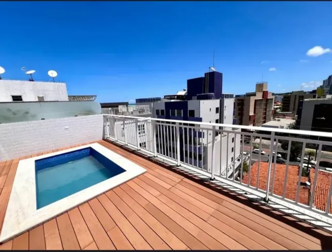 OPORTUNIDADE - COBERTURA C 141,50m² - 02 QUARTOS SENDO 01 SUÍTE C PISCINA PRIVATIVA