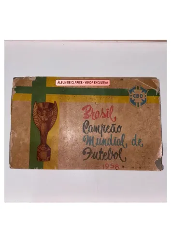 Álbum Brasil Campeão Mundial de Futebol 1958 - Completo
