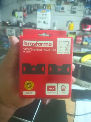 suporte de tv completo com os parafusos e bucha